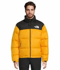 The North Face Unisex Stand-Collar Puffer Jacket - Yellow & Black