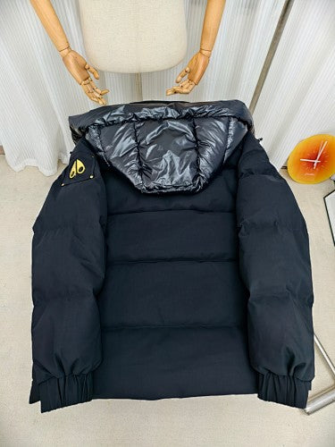 Moose Knuckles Hooded Puffer Jacket - Black