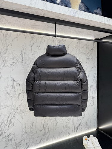 Moncler F055 Unisex Stand-Collar Puffer Jacket - Black