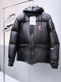 Moncler Stand-Collar Hooded Puffer Jacket - Black
