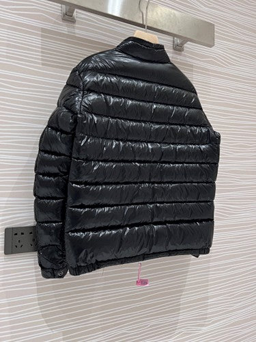 Moncler Acorus Stand-Collar Quilted Jacket - Black