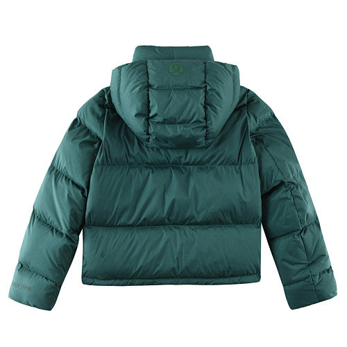 lululemon Wunder Puff Women's Hooded Puffer Jacket - Deep Green