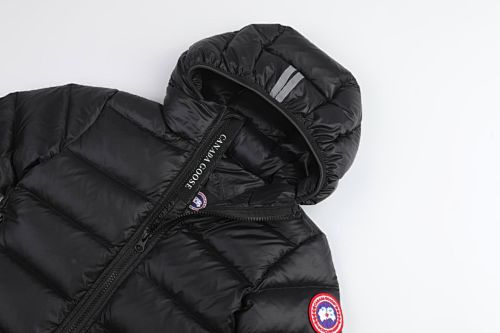 Canada Goose Crofton Kids' Hooded Puffer Jacket - Black