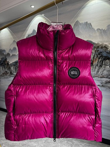 Canada Goose Cypress Black Disc Glossy Puffer Vest