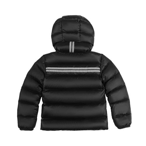 Canada Goose Crofton Kids' Hooded Puffer Jacket - Black