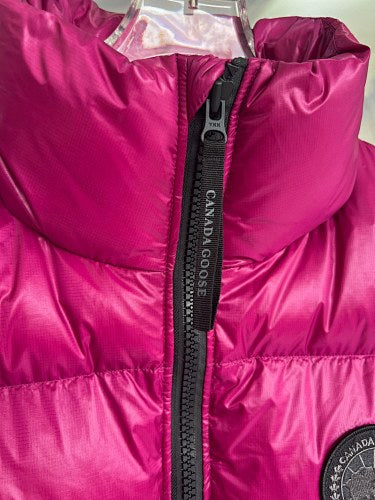 Canada Goose Cypress Black Disc Glossy Puffer Vest