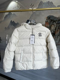 MLB New York Yankees Kids' Hooded Puffer Jacket - Off-White