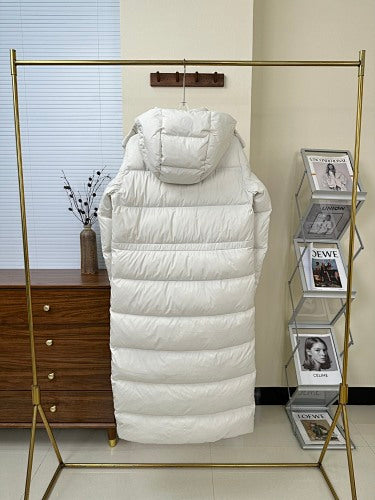 lululemon Wunder Puff Women's Long Hooded Puffer Coat - Off-White