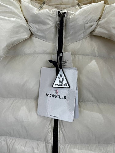 Moncler Kids' Hooded Puffer Jacket - Cream