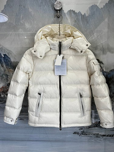 Moncler Kids' Hooded Puffer Jacket - Cream