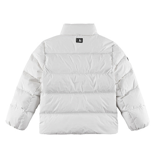 MLB New York Yankees Unisex Stand-Collar Puffer Jacket - White