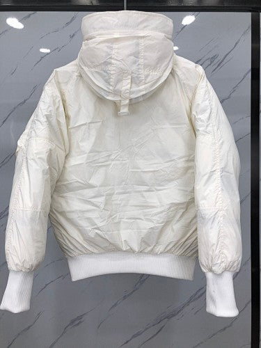 Canada Goose Hooded Bomber Jacket - Off-White