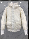 Canada Goose Hooded Bomber Jacket - Off-White