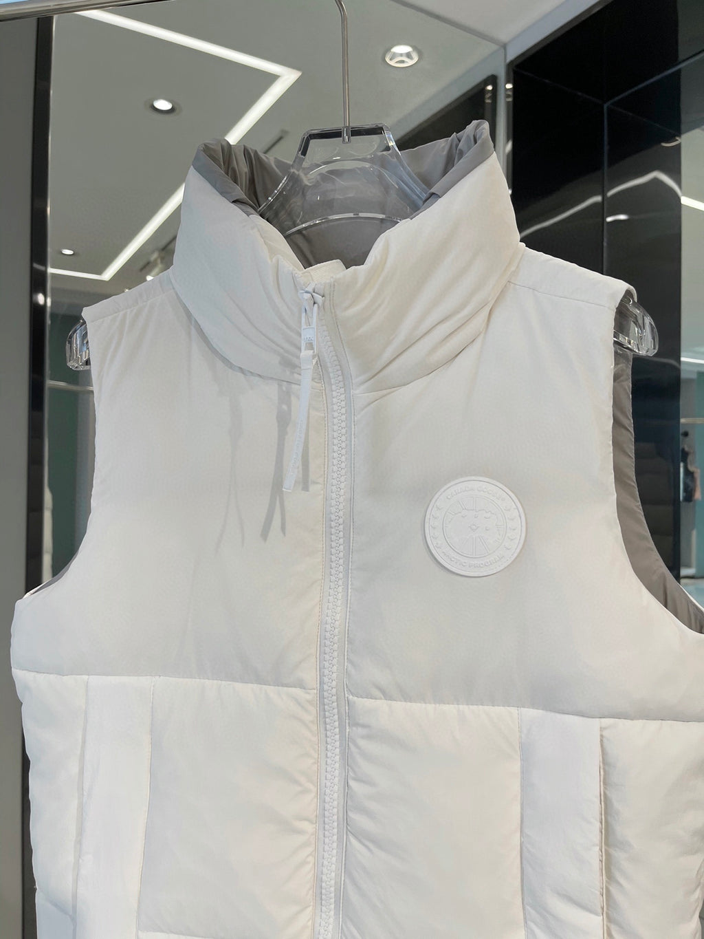 Canada Goose White-Label Quilted Puffer Vest - White