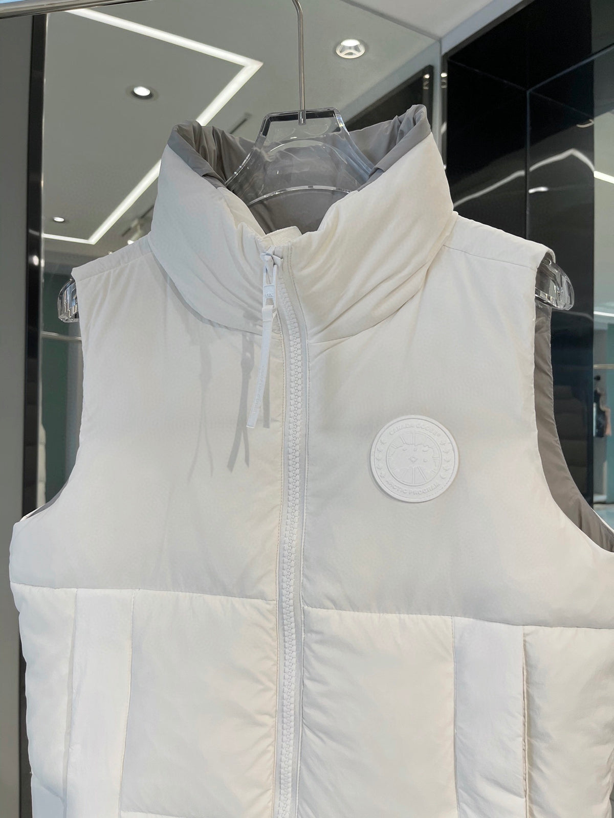 Canada Goose White-Label Quilted Puffer Vest - White