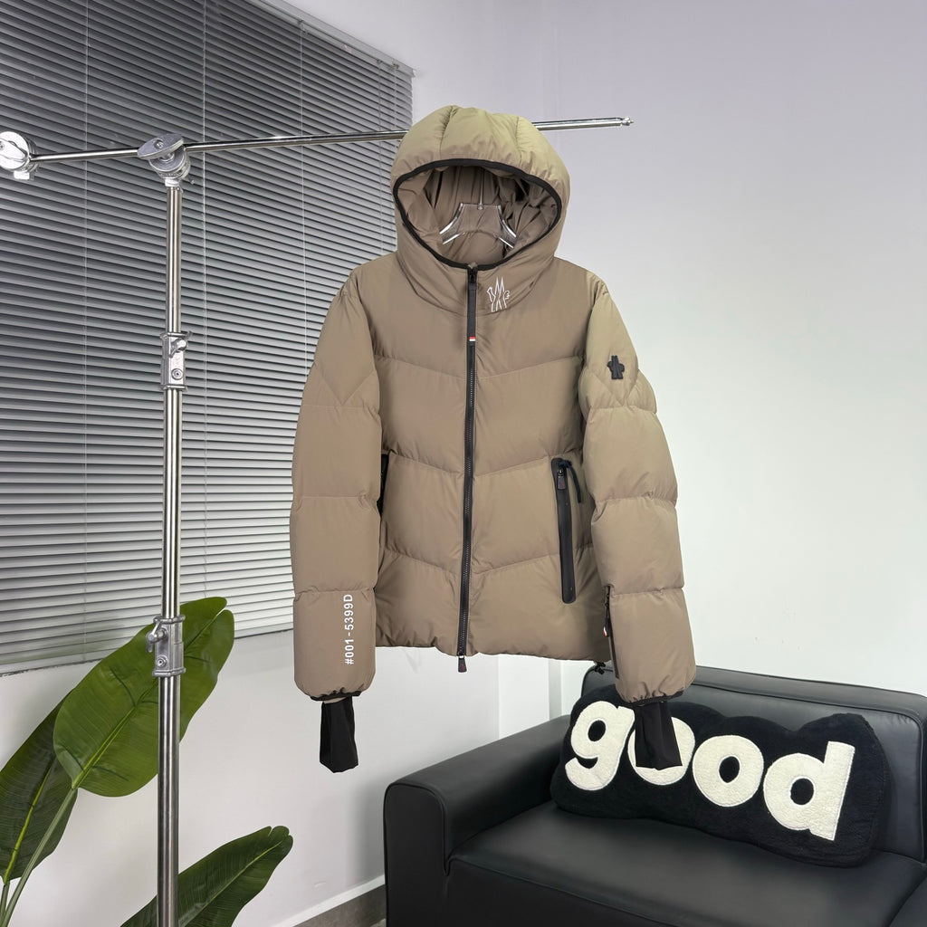 Moncler Grenoble Arcesaz Hooded Puffer Jacket - Khaki