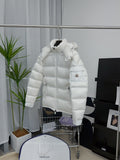 Moncler Maya Hooded Puffer Jacket - White
