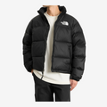 Moose Knuckles Men's Long Black Parka with Fur-Style Hood Trim