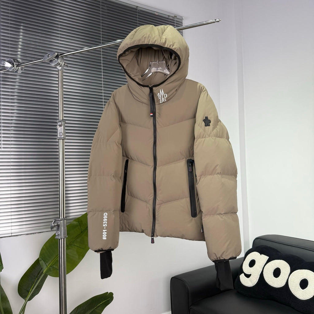 Moncler Grenoble Arcesaz Hooded Puffer Jacket - Khaki