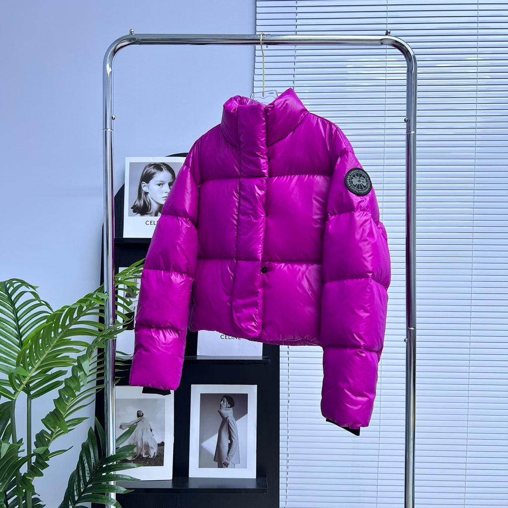 Canada Goose Women's Cropped Puffer Jacket - Fuchsia