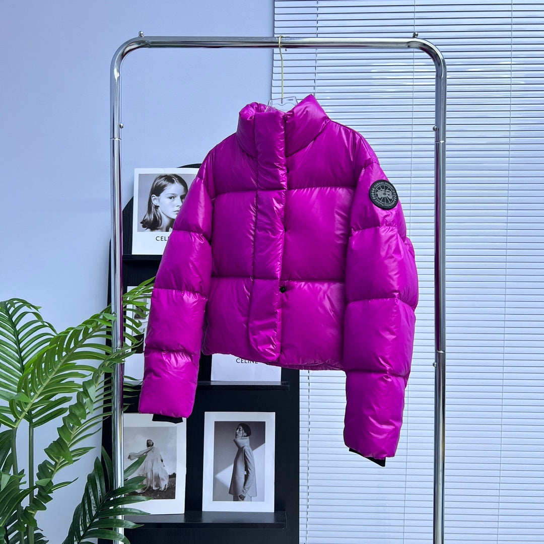 Canada Goose Women's Cropped Puffer Jacket - Fuchsia