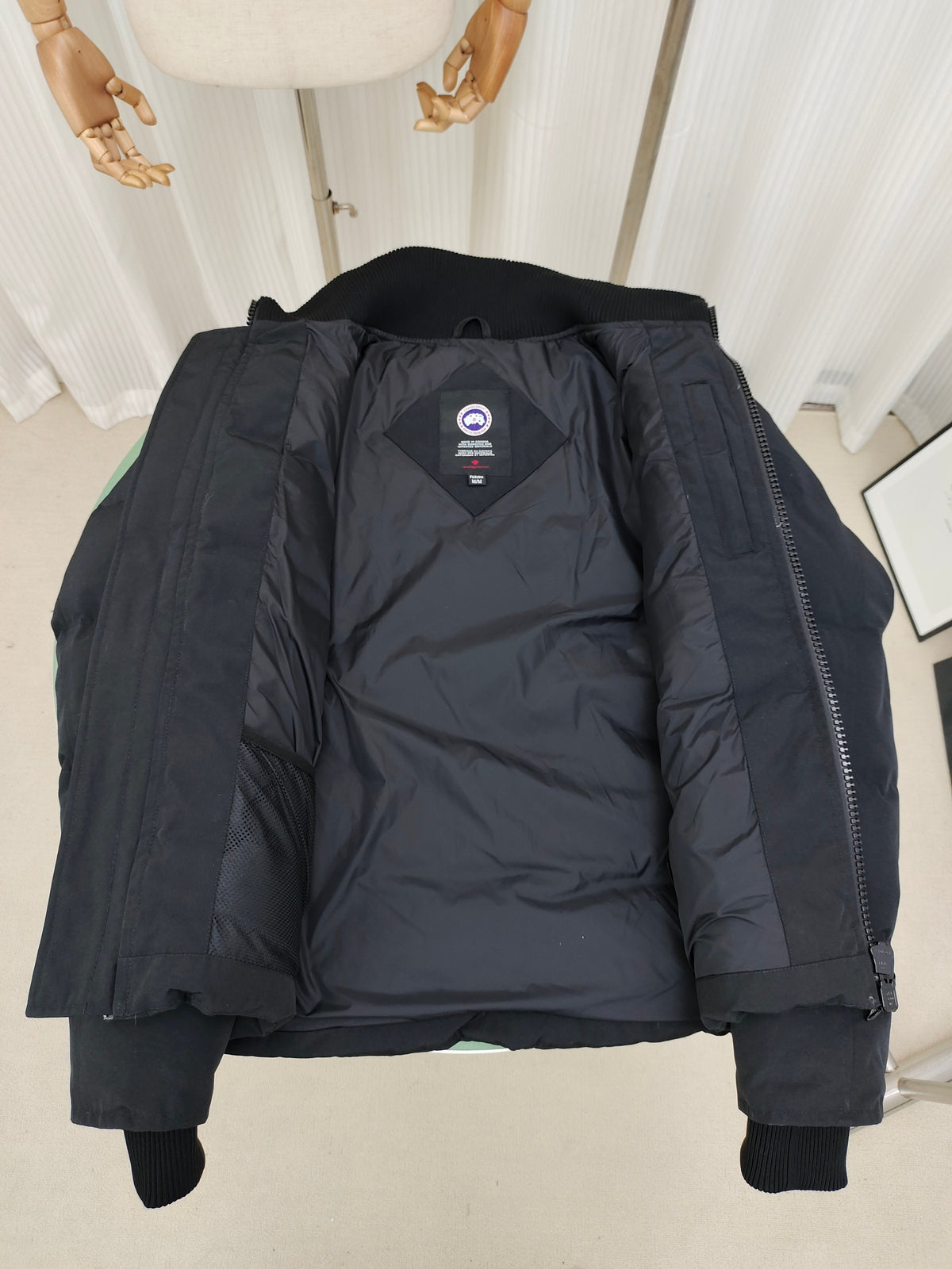 Canada Goose Stand-Collar Quilted Puffer Jacket - Black