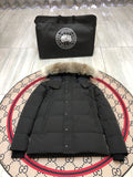 Canada Goose Unisex Trimmed-Hood Puffer Jacket - Black