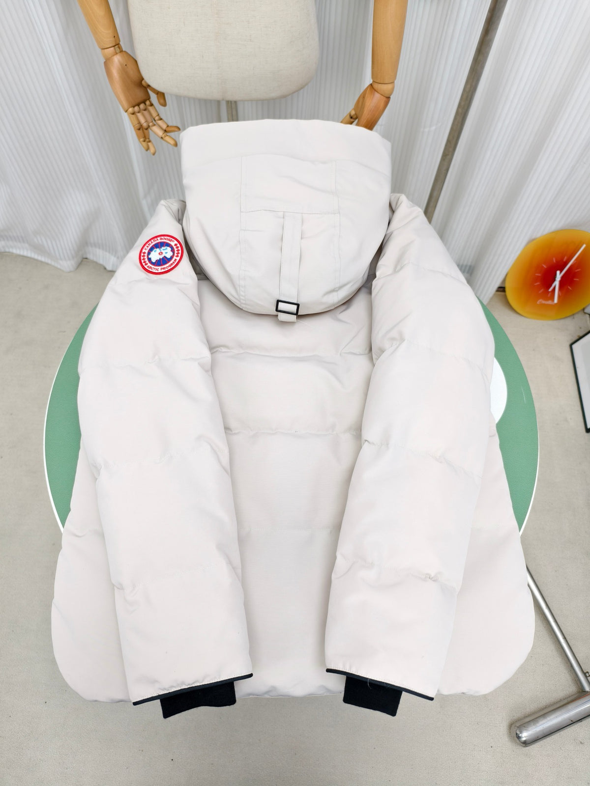 Canada Goose Wyndham Hooded Puffer Jacket - White