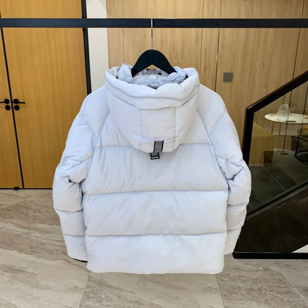 Canada Goose Black Label Hooded Puffer Jacket - White