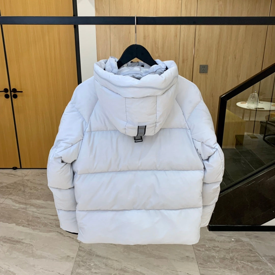 Canada Goose Black Label Hooded Puffer Jacket - White