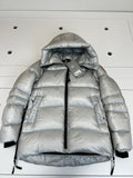 Canada Goose Women's Hooded Puffer Jacket - Silver