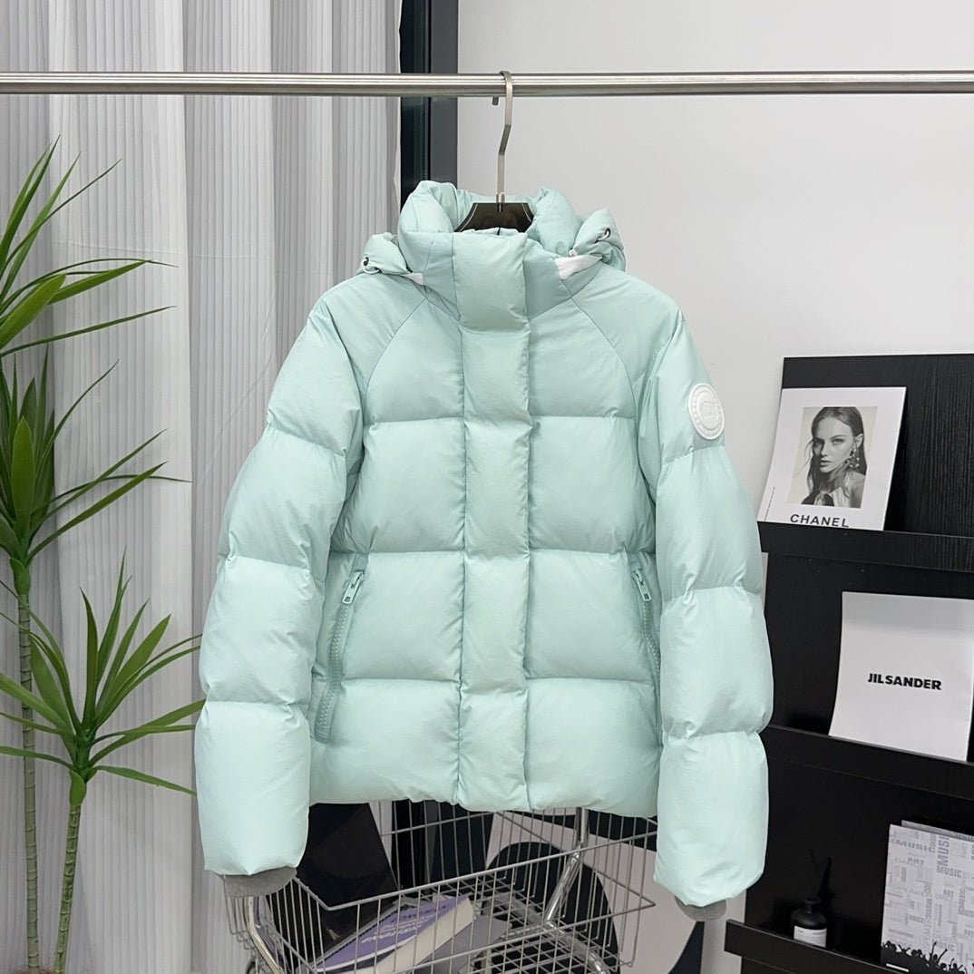 Canada Goose Hooded Puffer Jacket - Mint Green