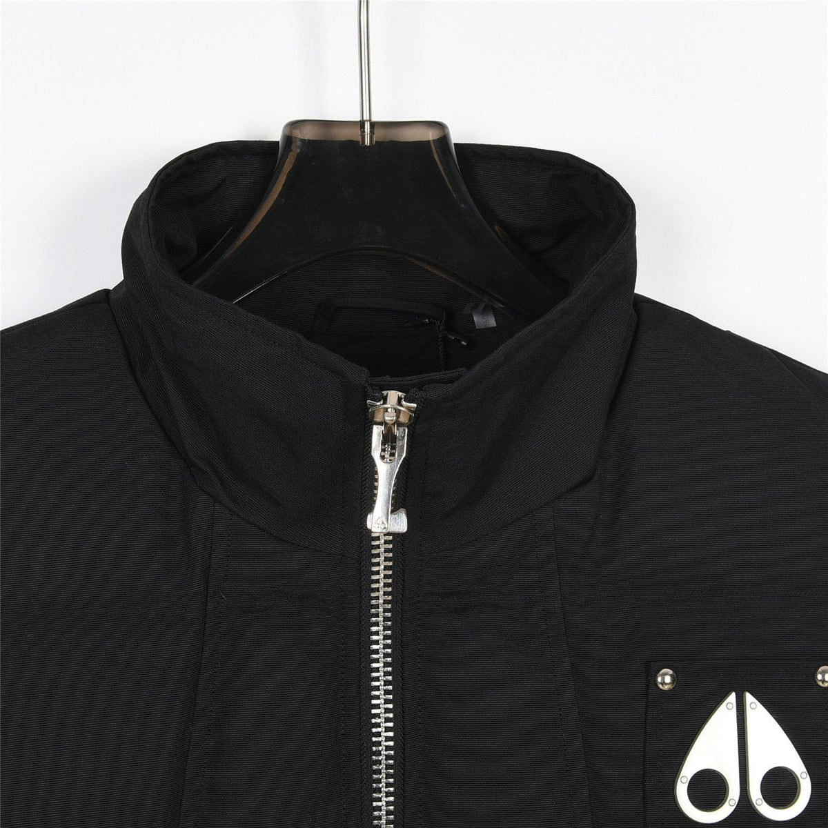 Moose Knuckles Quilted Down Vest in Black