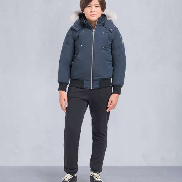 Moose Knuckles Kids' Original Shearling Bomber Jacket