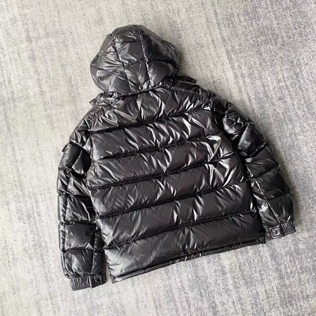 Moncler Maya Hooded Puffer Jacket - Black