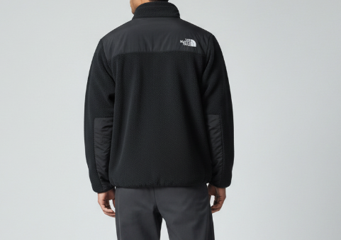 The North Face Men's Full-Zip Fleece Jacket in Black