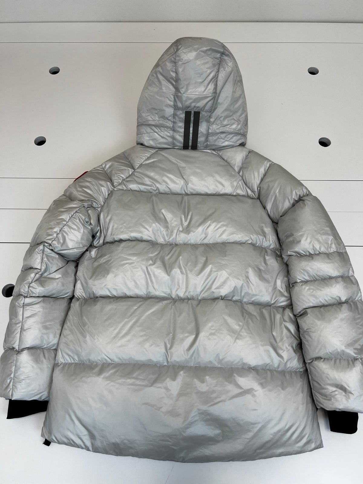 Canada Goose Women's Hooded Puffer Jacket - Silver
