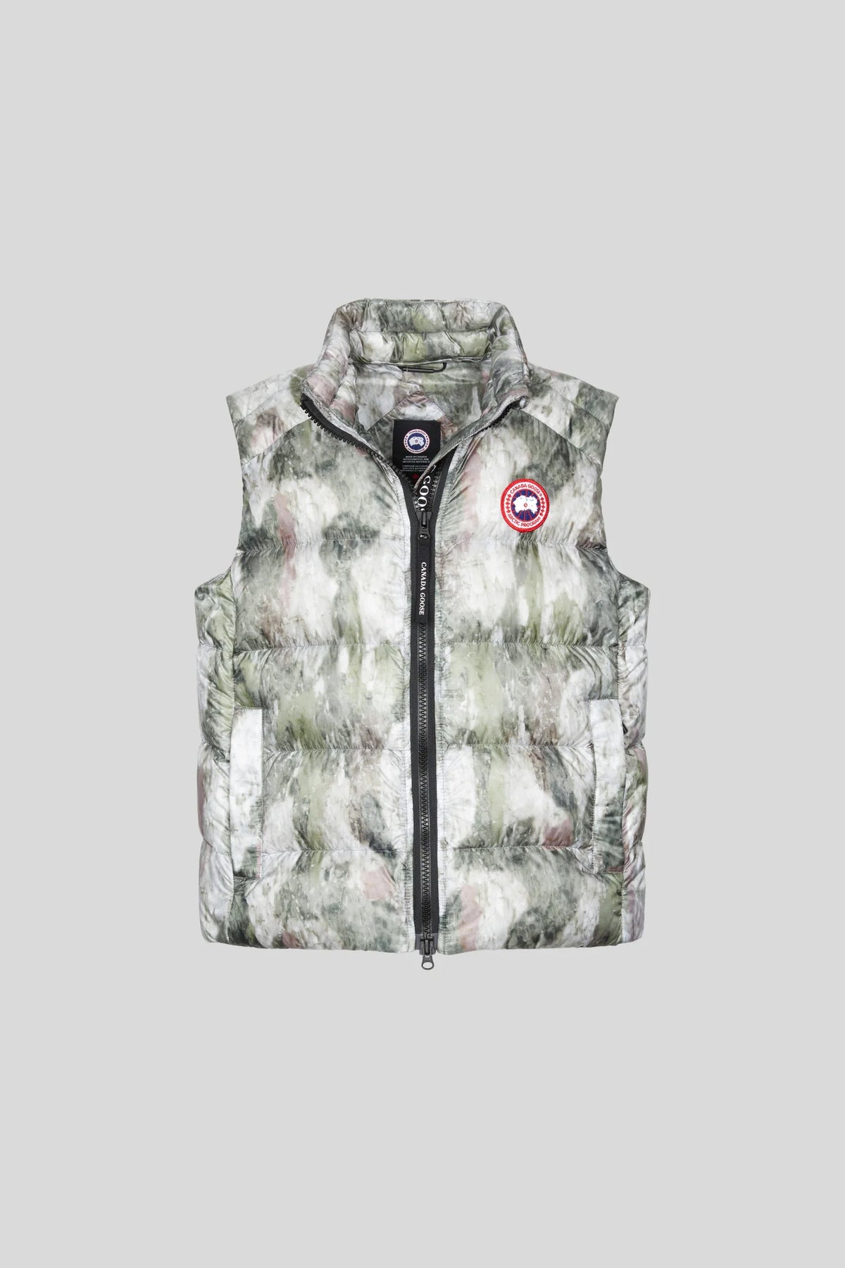 Canada Goose Cypress Printed Puffer Vest - Sage & Grey