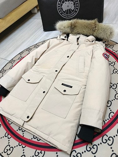 Canada Goose Women's Hooded Parka - Cream