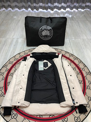 Canada Goose Unisex Hooded Parka - Cream