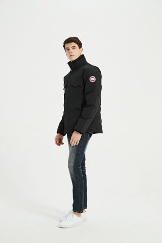 Canada Goose Men's Stand-Collar Jacket - Black