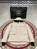Canada Goose Unisex Hooded Parka - Cream