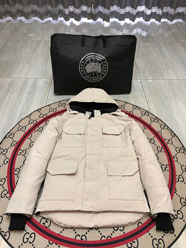 Canada Goose Unisex Hooded Parka - Cream
