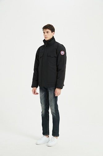 Canada Goose Men's Stand-Collar Jacket - Black