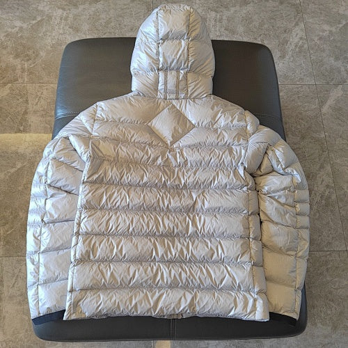 Canada Goose Hooded Quilted Puffer Jacket - Silver