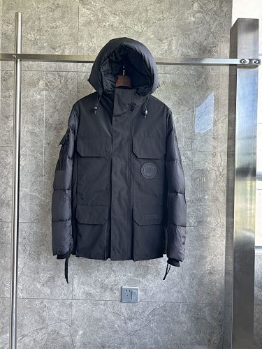Canada Goose Hooded Hybrid Utility Parka - Black