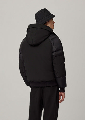 Canada Goose Men's Hooded Hybrid Bomber Jacket - Black