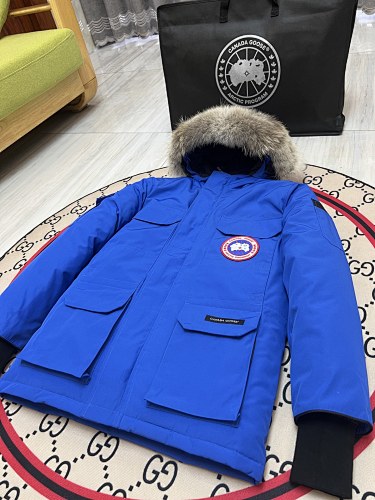 Canada Goose Unisex Expedition Hooded Parka - Blue