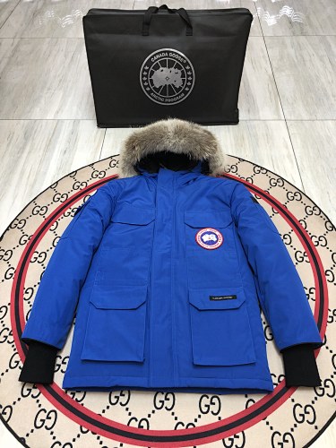 Canada Goose Unisex Expedition Hooded Parka - Blue
