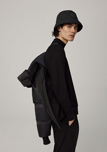 Canada Goose Men's Hooded Hybrid Bomber Jacket - Black
